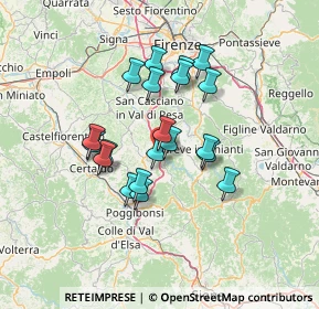 Mappa 50132 Barberino Tavarnelle FI, Italia (11.304)