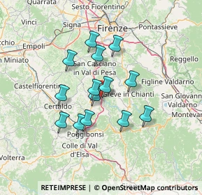 Mappa 50132 Barberino Tavarnelle FI, Italia (11.105)