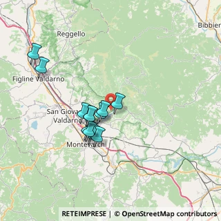 Mappa Via della Penna Alta, 52028 Terranuova Bracciolini AR, Italia (6.2275)