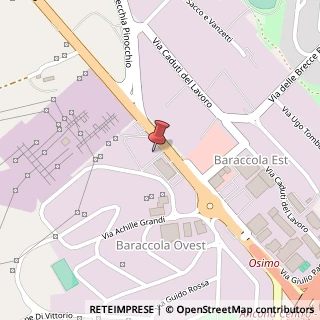 Mappa Via Achille Grandi, 45/D, 60131 Ancona, Ancona (Marche)