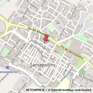 Mappa Via Santa Caterina, 56, 52037 Sansepolcro, Arezzo (Toscana)