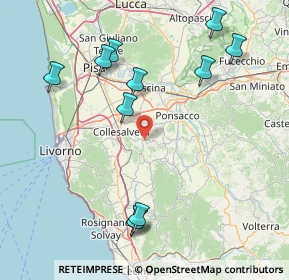 Mappa Via Botteghino, 56040 Botteghino PI, Italia (18.82545)