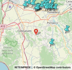 Mappa Via Botteghino, 56040 Botteghino PI, Italia (12.0485)