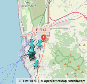 Mappa Via dei Ramai, 57121 Livorno LI, Italia (3.74091)