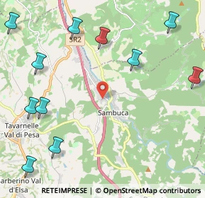 Mappa Via Bramante, 50028 Tavarnelle Val di Pesa FI, Italia (3.03909)