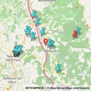 Mappa Via Bramante, 50028 Tavarnelle Val di Pesa FI, Italia (2.4565)