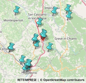 Mappa Via Bramante, 50028 Tavarnelle Val di Pesa FI, Italia (8.7325)