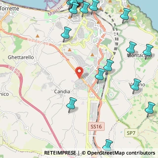 Mappa Via Achille Grandi, 60124 Ancona AN, Italia (3.396)