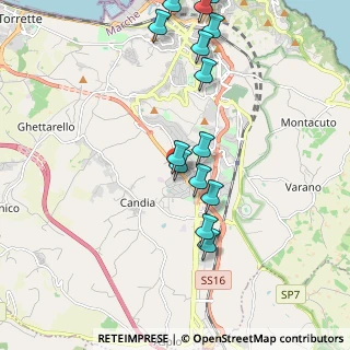 Mappa Via Achille Grandi, 60124 Ancona AN, Italia (2.19857)