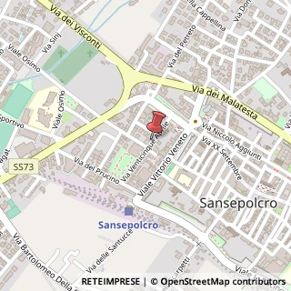 Mappa Via XXV Aprile, 7, 52037 Sansepolcro, Arezzo (Toscana)
