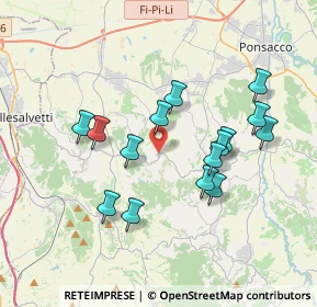 Mappa SP 35, 56040 Crespina Lorenzana PI (3.48)