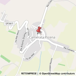 Mappa Via Giacomo Matteotti,  43, 60035 Camerata Picena, Ancona (Marche)