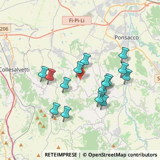 Mappa Via Il Colle, 56040 Crespina Lorenzana PI, Italia (3.55)