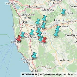 Mappa Via Il Colle, 56040 Crespina Lorenzana PI, Italia (13.002)