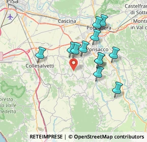 Mappa Via Il Colle, 56040 Crespina Lorenzana PI, Italia (6.5525)