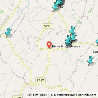 Mappa Via Rosciano, 60030 Belvedere Ostrense AN, Italia (3.245)