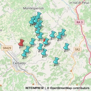Mappa Via Lucardese, 50052 Certaldo FI, Italia (3.386)