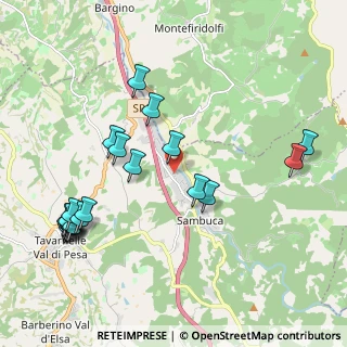 Mappa Via Alberto Burri, 50028 Tavarnelle Val di Pesa FI, Italia (2.4235)