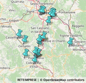 Mappa Via Sangallo, 50028 San Casciano in Val di pesa FI, Italia (14.953)