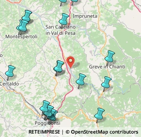 Mappa Via Sangallo, 50028 San Casciano in Val di pesa FI, Italia (11.5215)