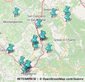 Mappa Via Sangallo, 50028 San Casciano in Val di pesa FI, Italia (8.8745)