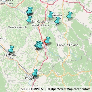 Mappa Via Sangallo, 50028 San Casciano in Val di pesa FI, Italia (9.81706)