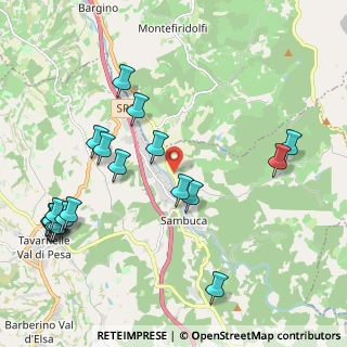 Mappa Via Sangallo, 50028 San Casciano in Val di pesa FI, Italia (2.635)