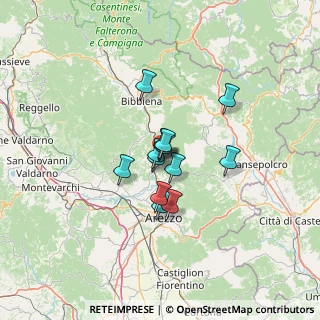 Mappa Via Alcide De Gasperi, 52010 Subbiano AR, Italia (8.37231)