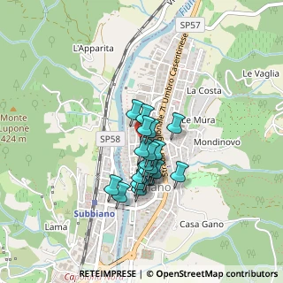 Mappa Via Alcide De Gasperi, 52010 Subbiano AR, Italia (0.303)