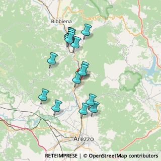 Mappa Via Alcide De Gasperi, 52010 Subbiano AR, Italia (6.89563)