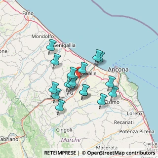 Mappa Via Breccia, 60030 Monsano AN, Italia (11.35)