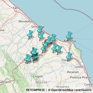 Mappa Via Breccia, 60030 Monsano AN, Italia (11.93842)
