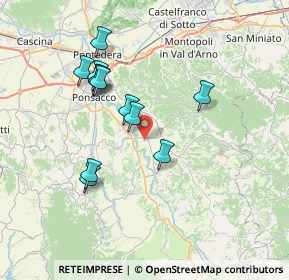 Mappa Terzo Viale, 56037 Peccioli PI, Italia (6.85667)