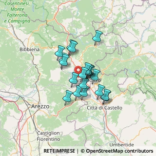 Mappa Anghiari, 52037 Sansepolcro AR, Italia (9.2105)