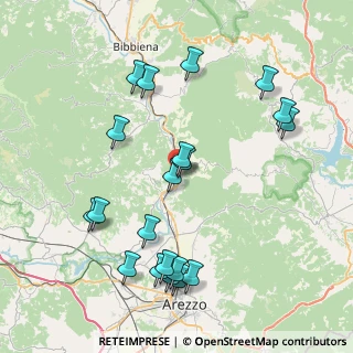 Mappa Via Camillo Benso Conte di Cavour, 52010 Subbiano AR, Italia (9.05)