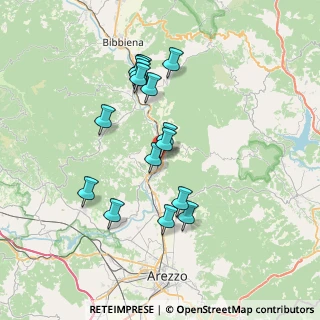 Mappa Via Camillo Benso Conte di Cavour, 52010 Subbiano AR, Italia (6.8725)