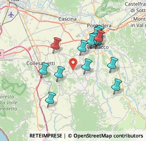 Mappa Piazza Cesare Battisti, 56040 Crespina Lorenzana PI, Italia (6.72533)