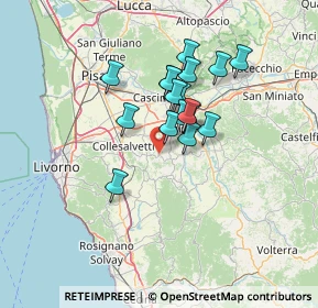 Mappa Piazza Cesare Battisti, 56040 Crespina Lorenzana PI, Italia (10.53059)