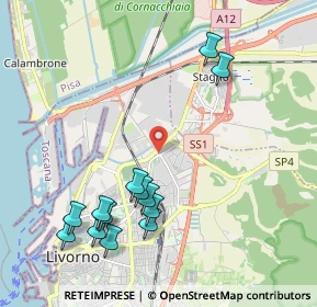 Mappa Via Nord, 57121 Livorno LI, Italia (2.37538)