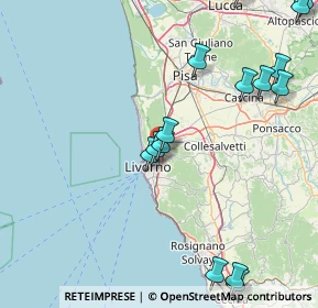 Mappa Via Nord, 57121 Livorno LI, Italia (21.73067)