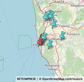 Mappa Via Nord, 57121 Livorno LI, Italia (8.88727)