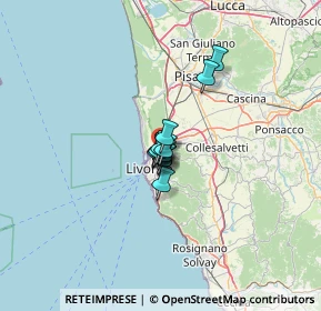 Mappa Via Nord, 57121 Livorno LI, Italia (5.56417)