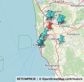 Mappa Via Nord, 57121 Livorno LI, Italia (11.24538)