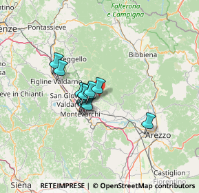 Mappa 52024 Terranuova Bracciolini AR, Italia (8.80385)