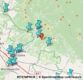 Mappa 52024 Terranuova Bracciolini AR, Italia (6.4355)