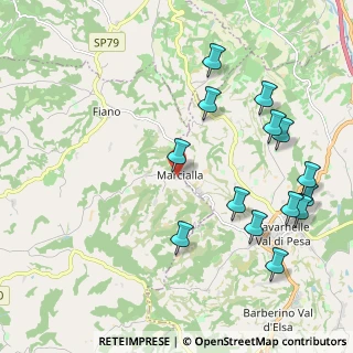 Mappa Piazza Antonio Brandi, 50021 Barberino val d'Elsa FI, Italia (2.46071)