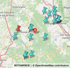 Mappa Località Ruffoli, 50022 Greve in Chianti FI, Italia (9.1735)