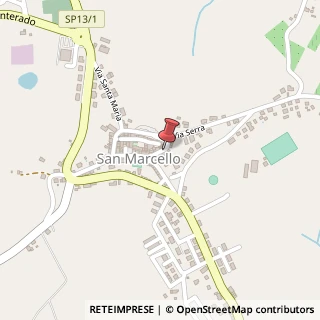 Mappa Piazza Santi, 4, 60030 San Marcello, Ancona (Marche)