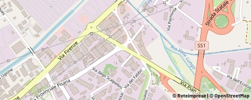 Mappa Livorno