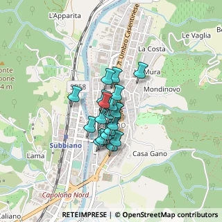 Mappa VIa Verdi, 52010 Subbiano AR, Italia (0.256)